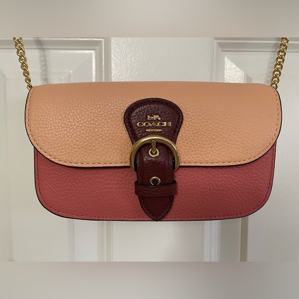 Like new Coach Kleo Crossbody in Colorblock